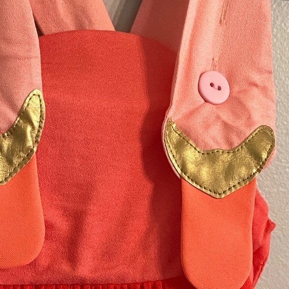 Bang Bang Copenhagen Girls Dress Size 2-3Y Summer Color Bird Red Pink Maxi Cute - Picture 6 of 12